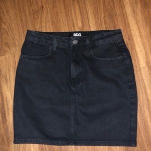 Black BDG Jean Skirt